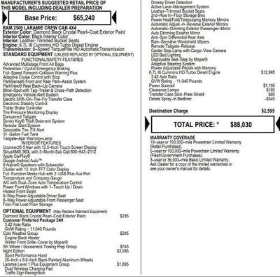 2026 RAM Ram 2500 RAM 2500 LARAMIE CREW CAB 4X4 6'4' BOX