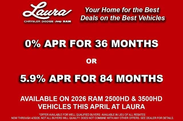 2026 RAM Ram 2500 RAM 2500 LARAMIE MEGA CAB 4X4 6'4' BOX