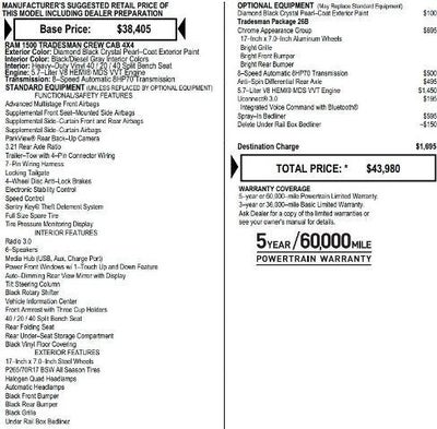 2020 RAM 1500 Classic Tradesman Crew Cab 4x4 5'7' Box