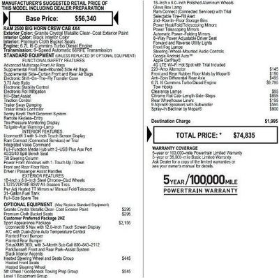 2024 RAM 2500 Big Horn Crew Cab 4x4 6'4' Box