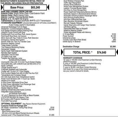 2026 RAM Ram 2500 RAM 2500 LARAMIE CREW CAB 4X4 6'4' BOX