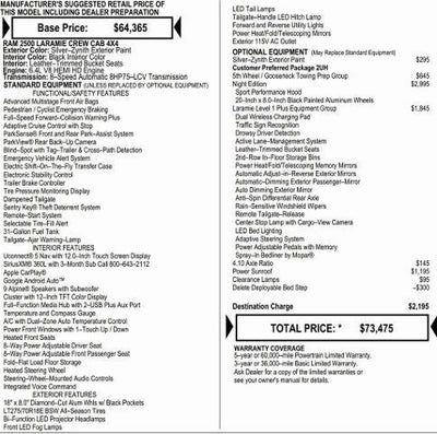 2026 RAM Ram 2500 RAM 2500 LARAMIE CREW CAB 4X4 6'4' BOX