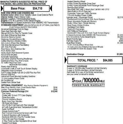 2024 RAM 3500 Chassis Tradesman/SLT/Laramie/Limited
