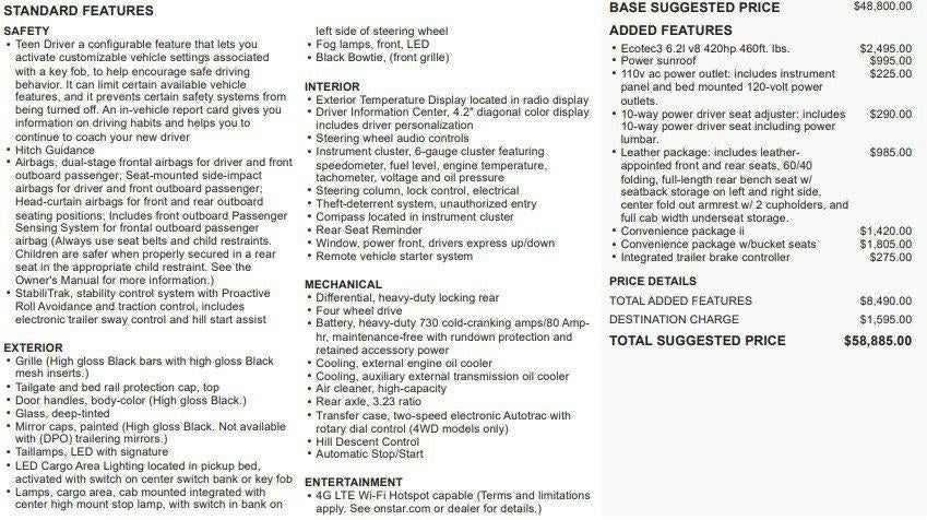 2020 Chevrolet Silverado 1500 LT Trail Boss