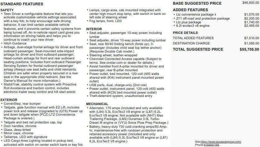 2020 Chevrolet Silverado 1500 LTZ