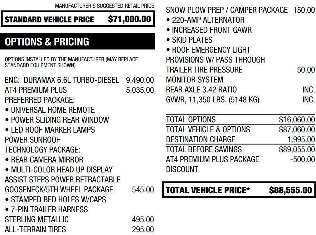 2025 GMC Sierra 2500 HD AT4