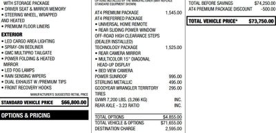 2026 GMC Sierra 1500 AT4