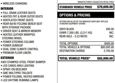 2026 GMC Sierra 1500 AT4X